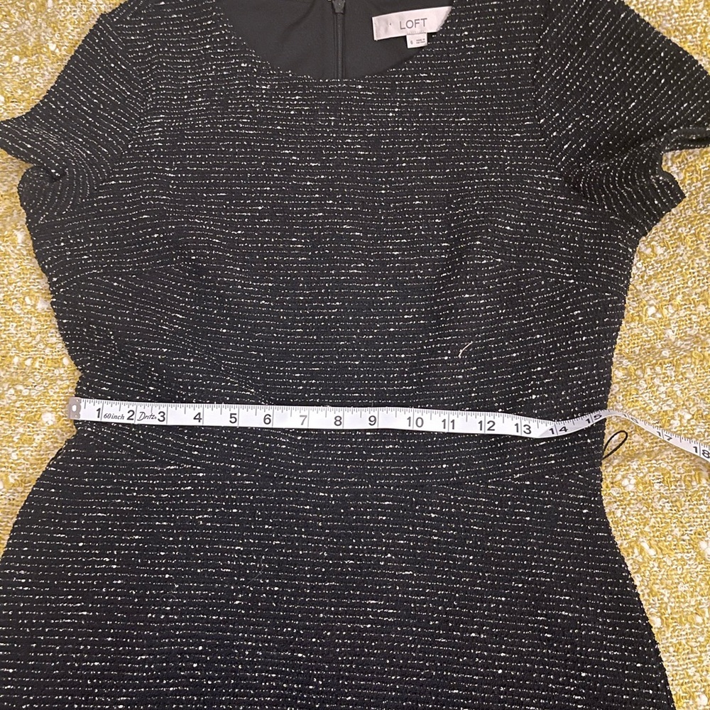 Loft women’s casual Black Dress size 6 - Picture 5 of 9